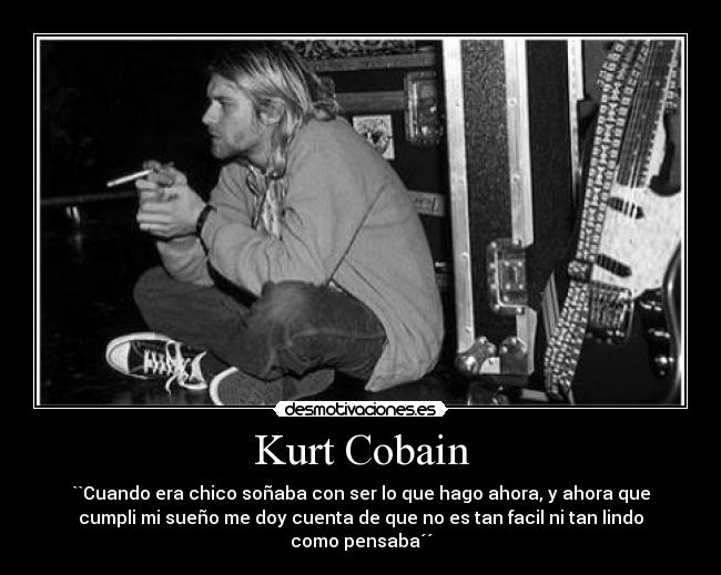 carteles kurt cobain leyenda desmotivaciones