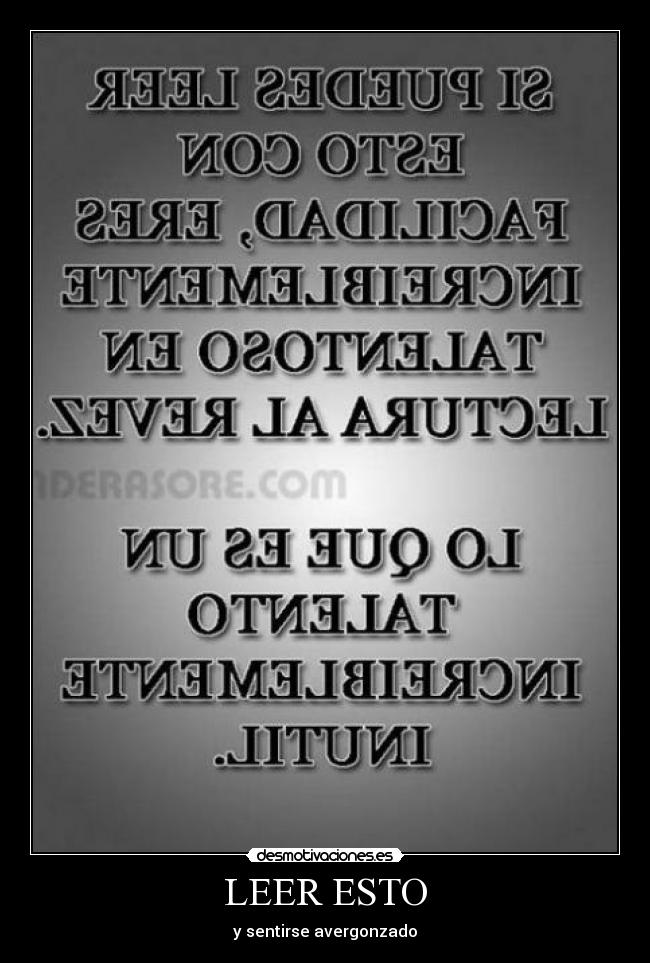 LEER ESTO -