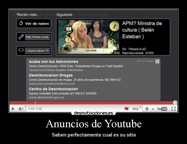 Anuncios de Youtube - 