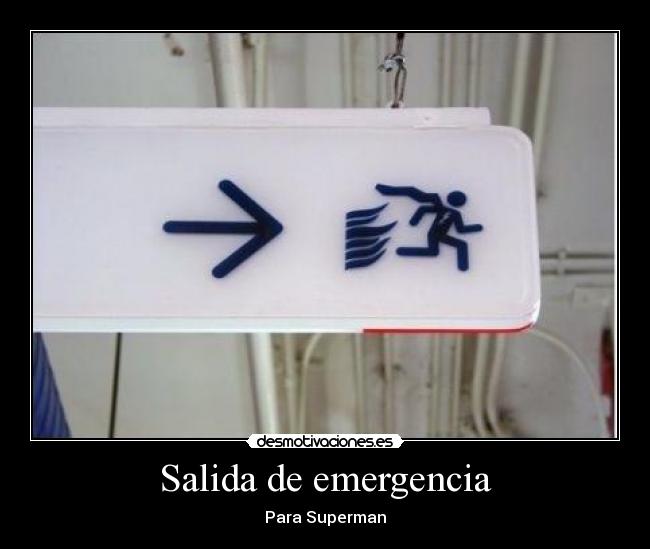 Salida de emergencia - 