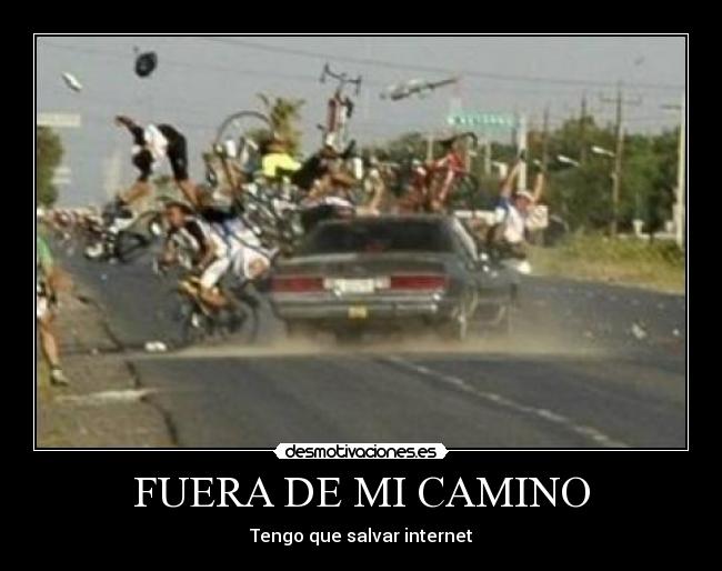 carteles fuera camino desmotivaciones