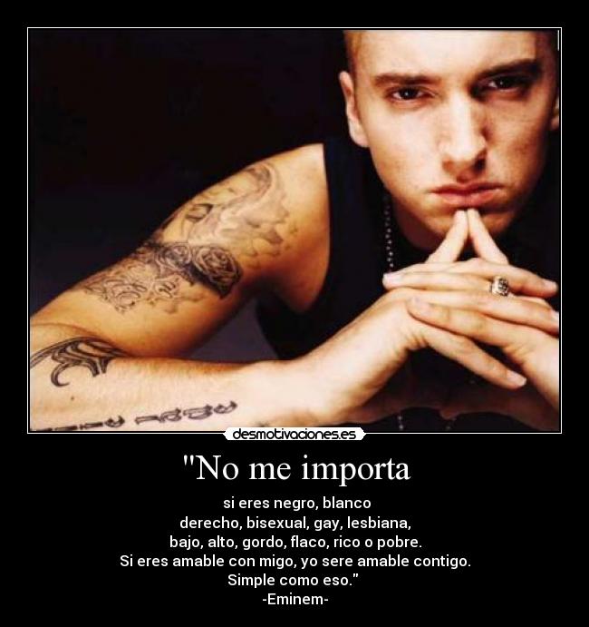 No me importa - 