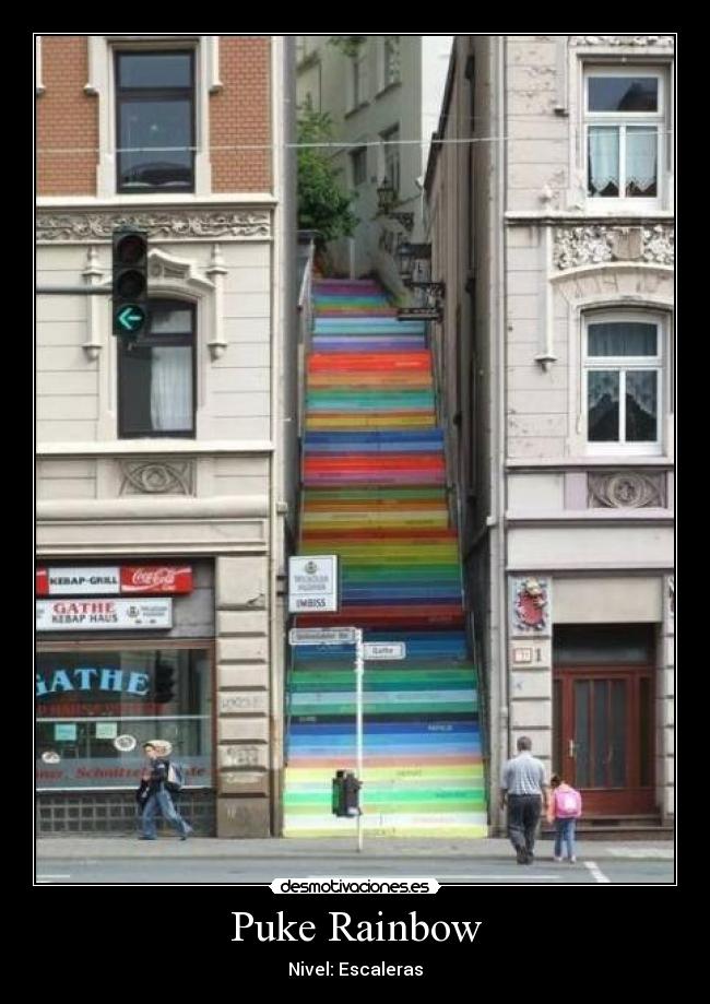 Puke Rainbow - Nivel: Escaleras