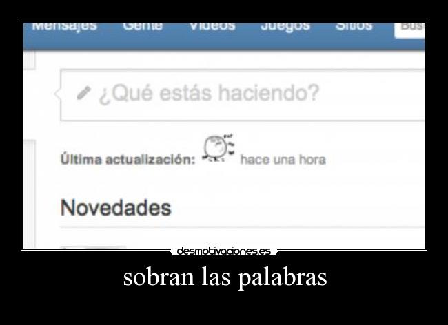 sobran las palabras - 
