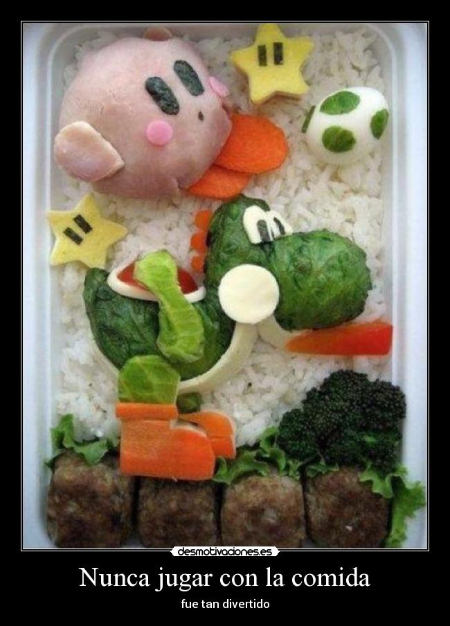 Nunca jugar con la comida - fue tan divertido