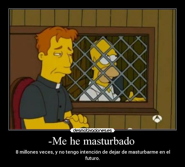 carteles homer simpsons masturbarme masturbarse futuro desmotivaciones