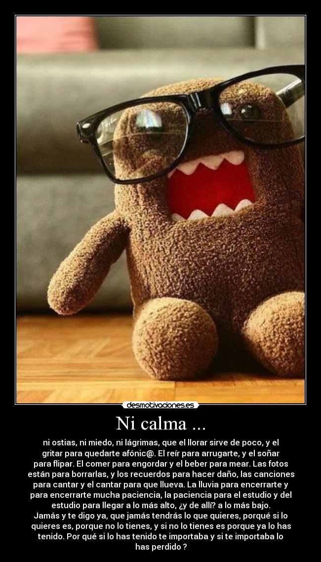 Ni calma ... - 
