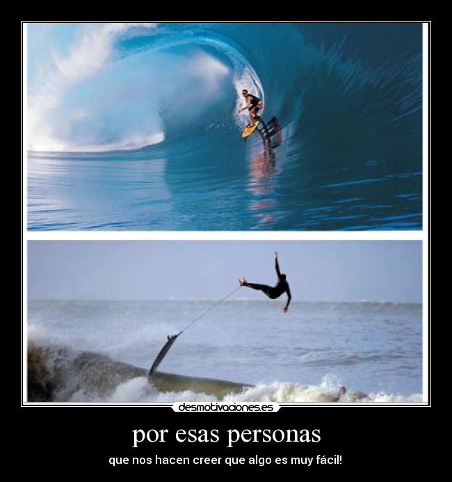 por esas personas - 