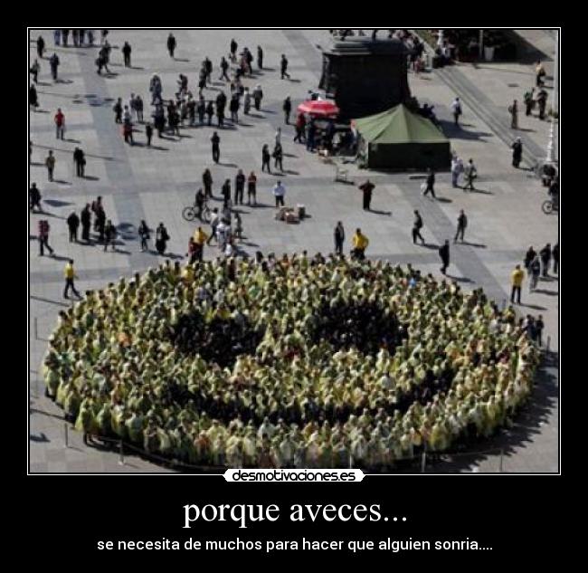 porque aveces... -