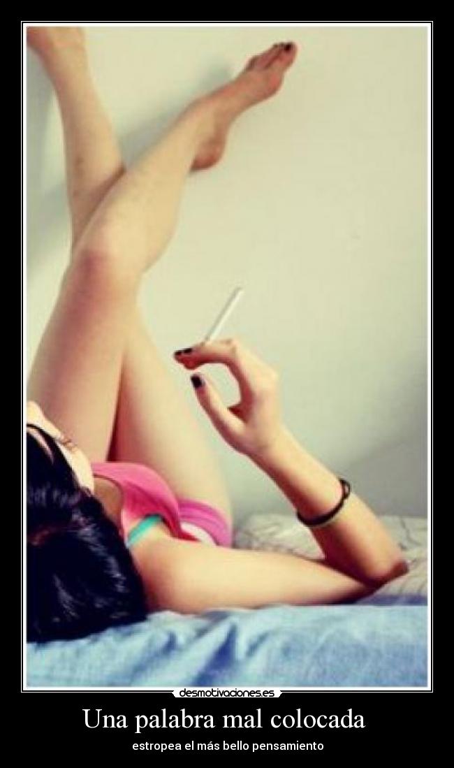 Una palabra mal colocada -