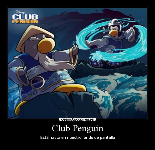 Club Penguin - Está hasta en nuestro fondo de pantalla