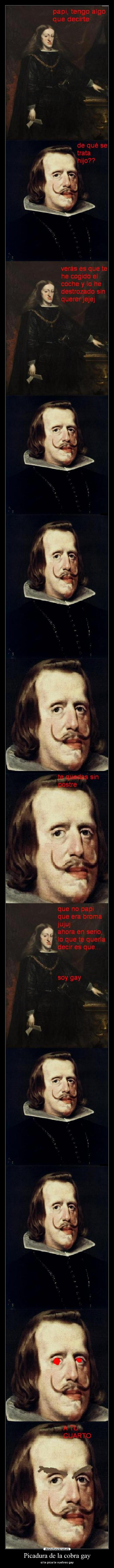 Picadura de la cobra gay - si te pica te vuelves gay