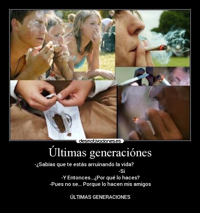 Últimas generaciónes - 