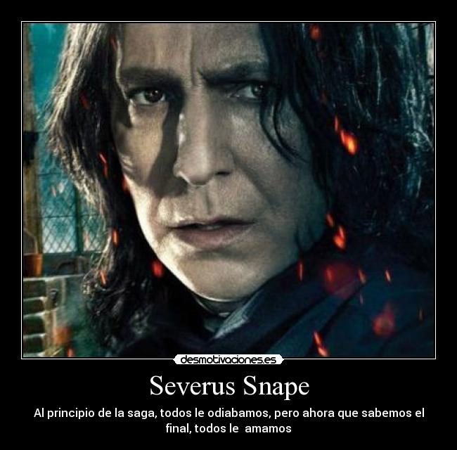 carteles severus snape harry potter desmotivaciones