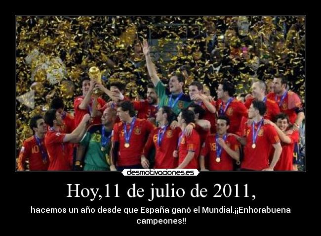 Hoy,11 de julio de 2011, -
