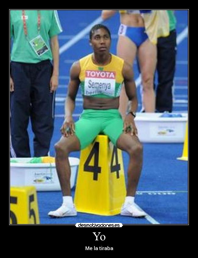 carteles caster semenya desmotivaciones