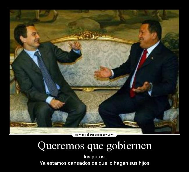 Queremos que gobiernen - 