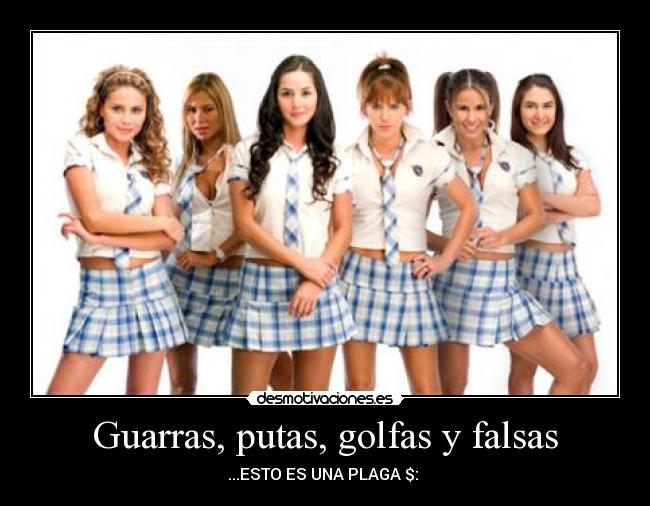 golfas y putas