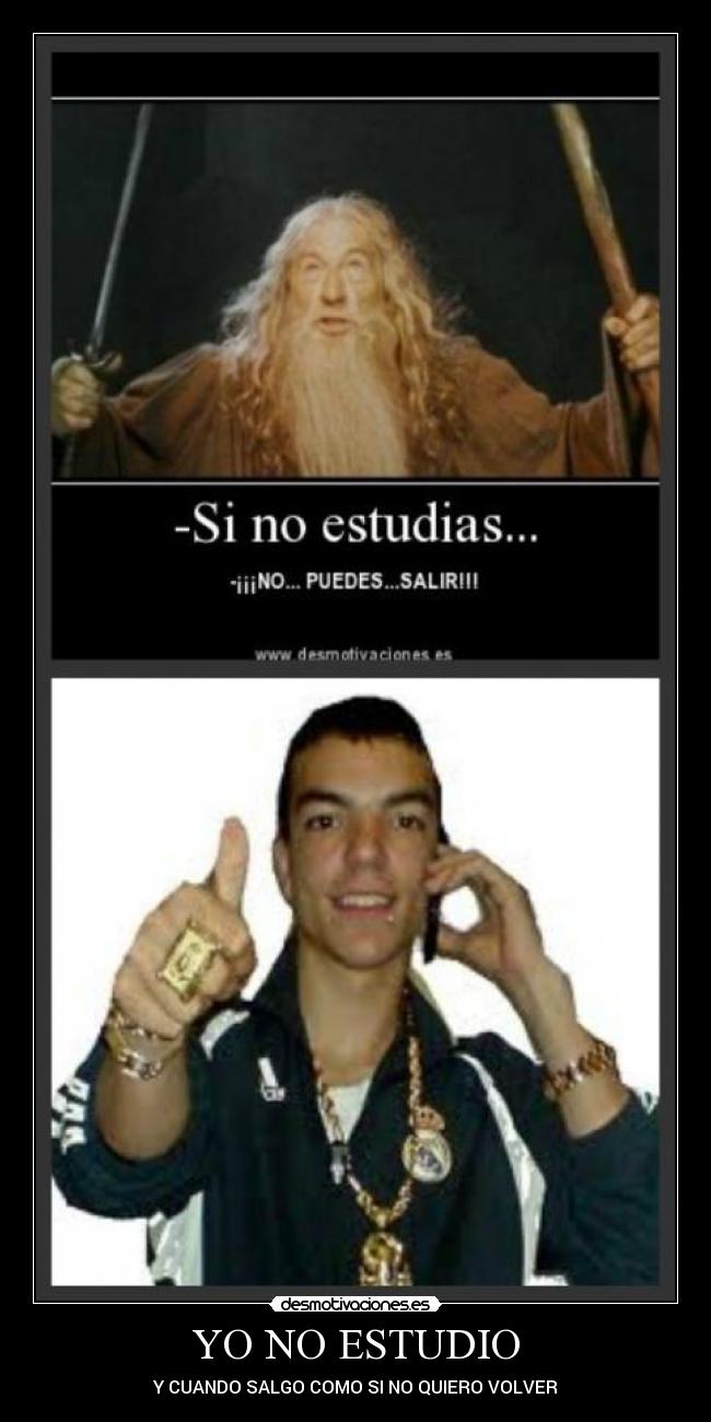 YO NO ESTUDIO - 