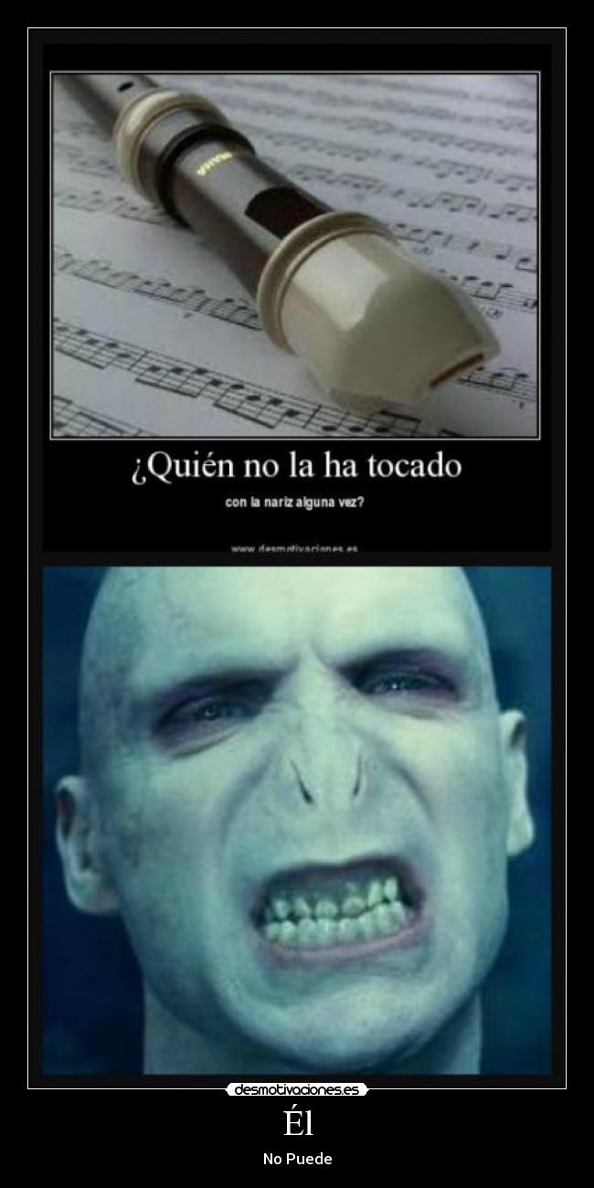 carteles voldemort nariz flauta desmotivaciones