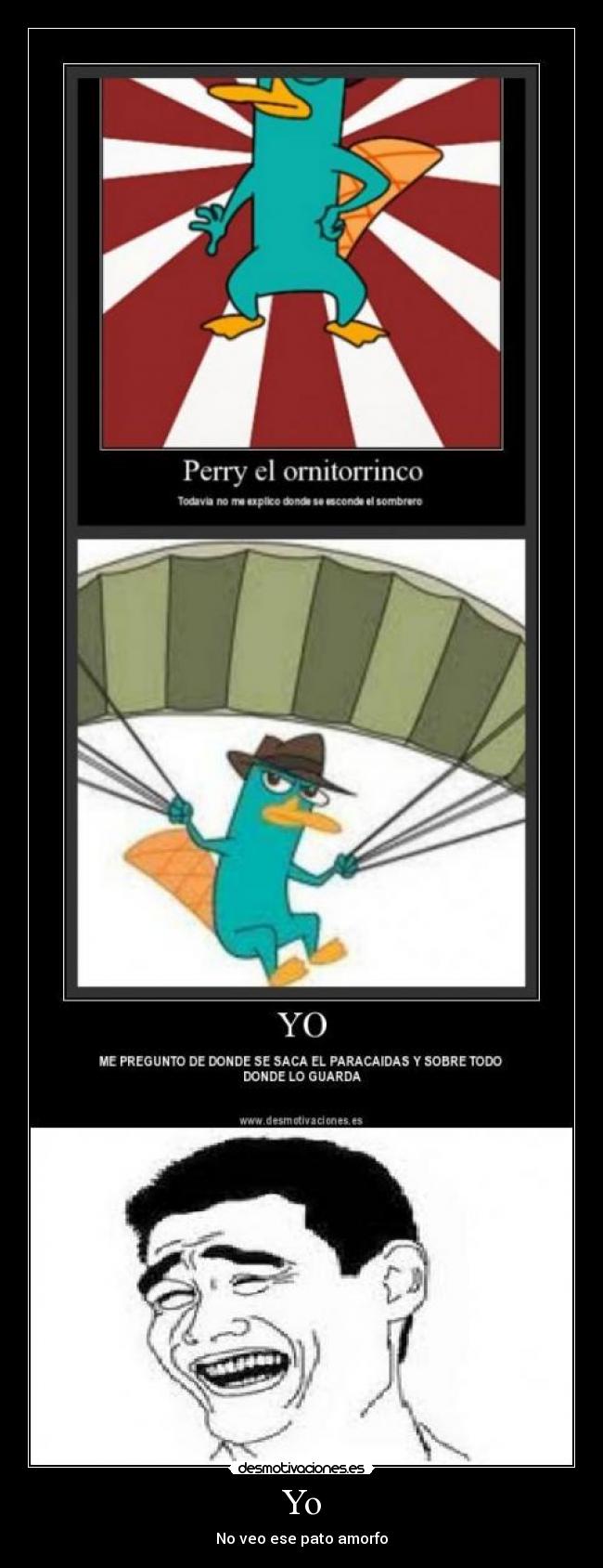 Yo - No veo ese pato amorfo