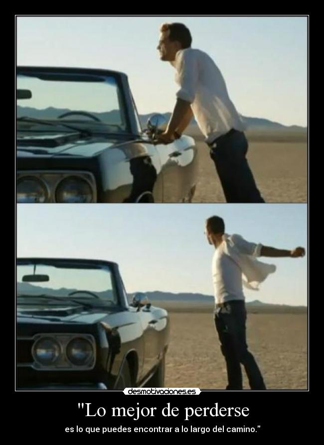 Lo mejor de perderse - 