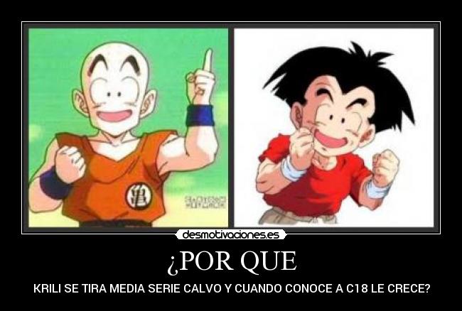 ¿POR QUE - KRILI SE TIRA MEDIA SERIE CALVO Y CUANDO CONOCE A C18 LE CRECE?