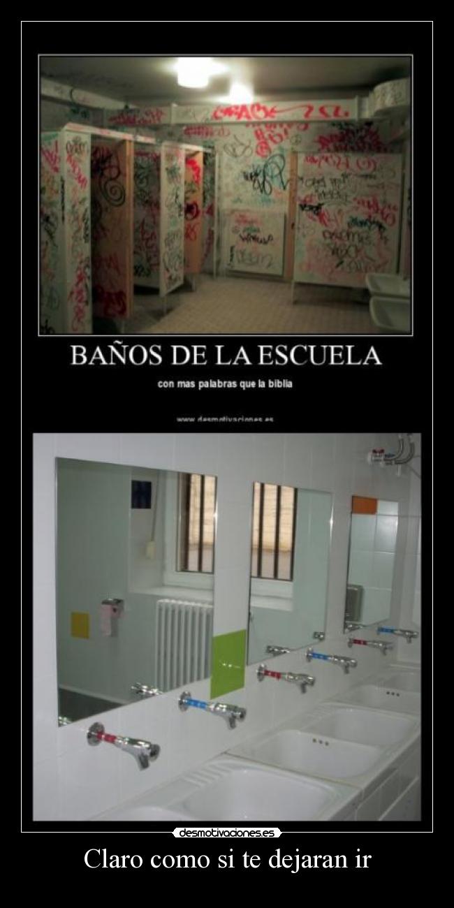 Claro como si te dejaran ir - 