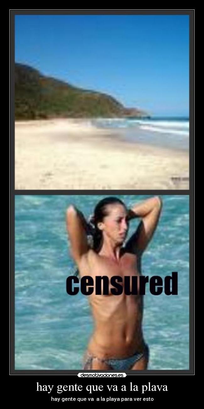 carteles playa desmotivaciones