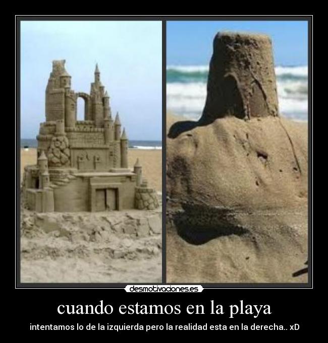 cuando estamos en la playa - 