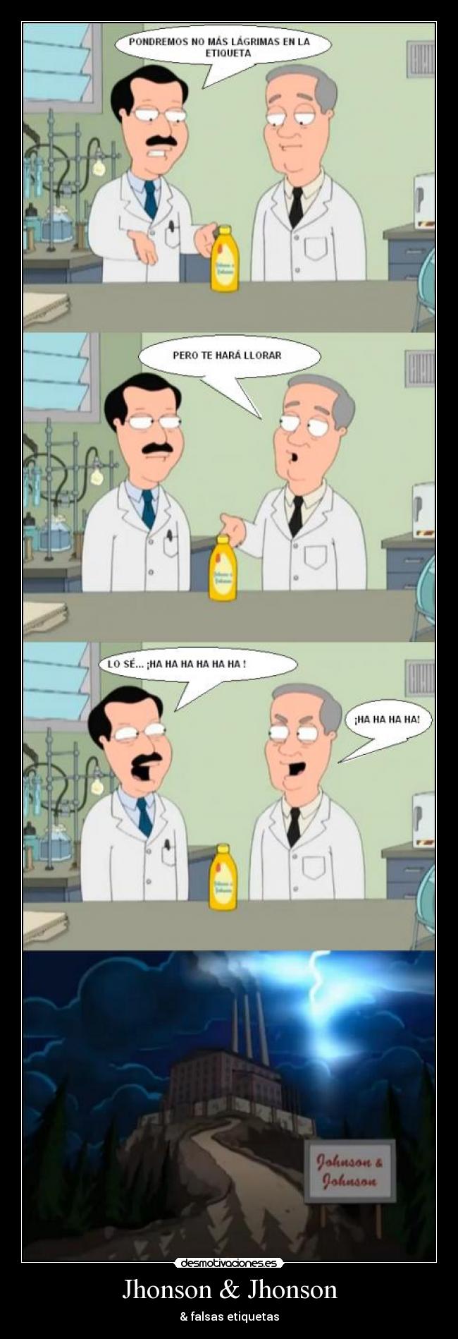 Jhonson & Jhonson - & falsas etiquetas