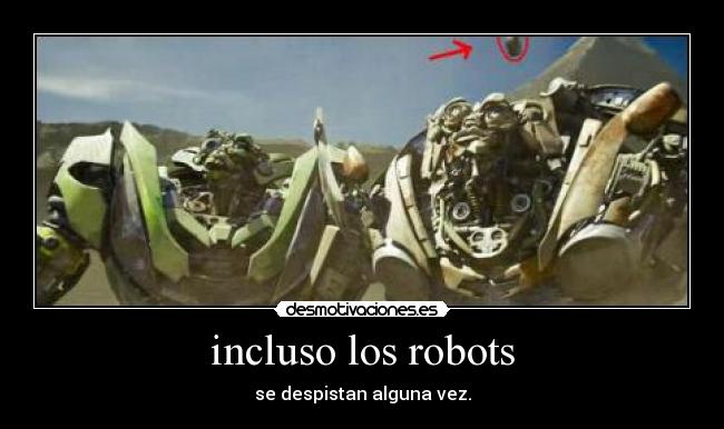 incluso los robots -