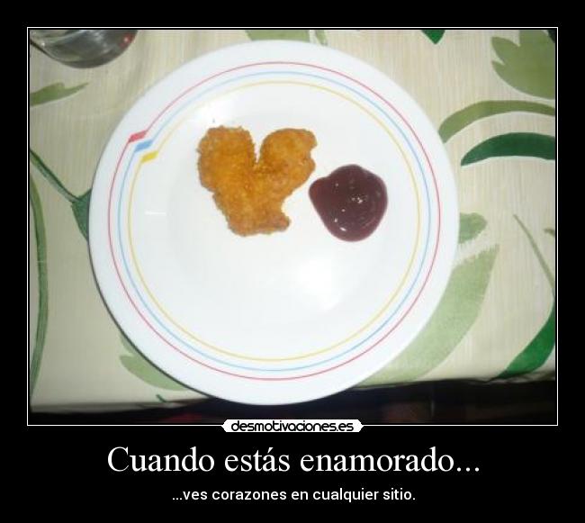 carteles cuando estas enamorado desmotivaciones