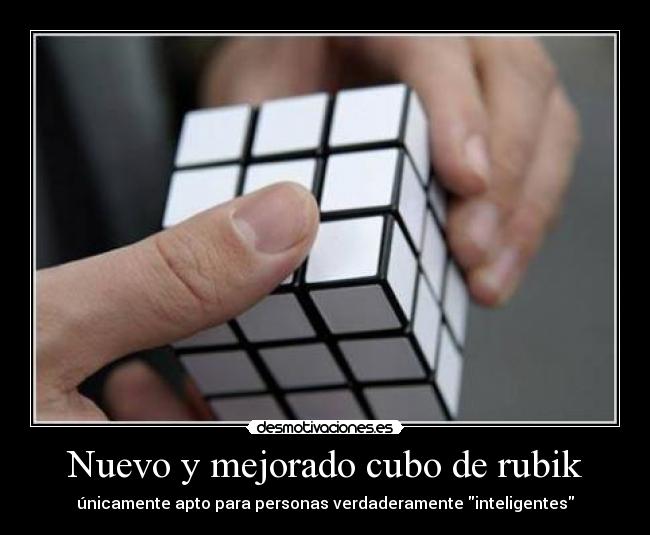 Nuevo y mejorado cubo de rubik -
