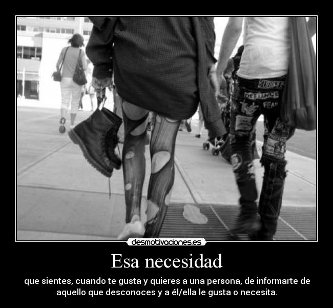 Esa necesidad -