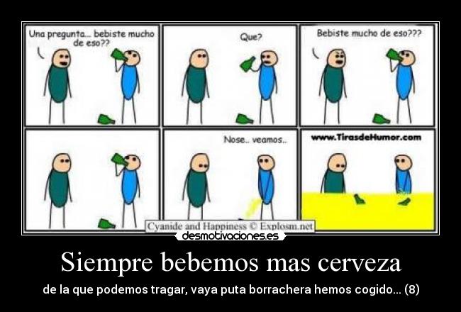 Siempre bebemos mas cerveza - 