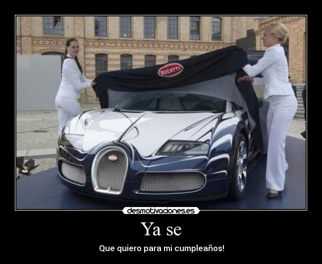 Ya se - Que quiero para mi cumpleaños!