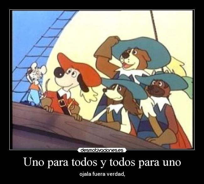 carteles uno todos mosqueperros desmotivaciones