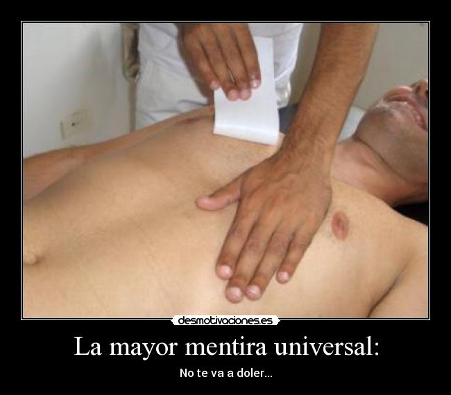 La mayor mentira universal: - 