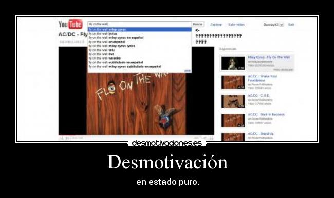 Desmotivación - en estado puro.