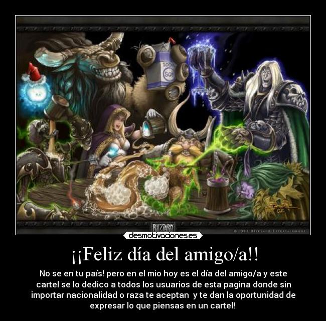 carteles feliz dia del amigo desmotivaciones