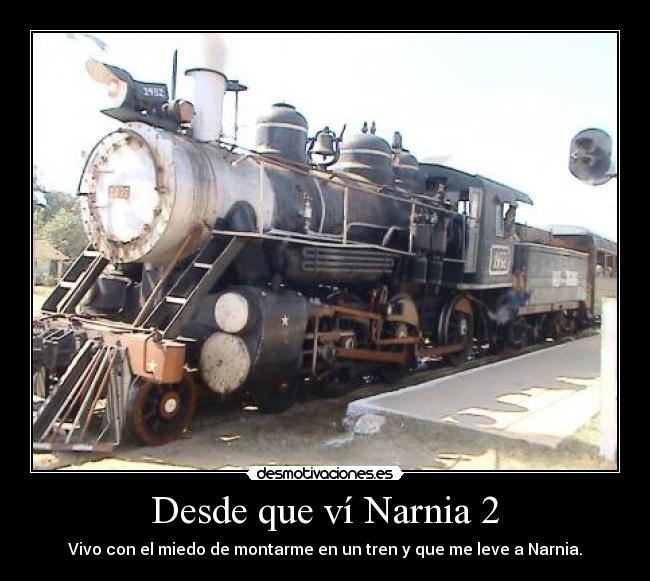 Desde que ví Narnia 2 -