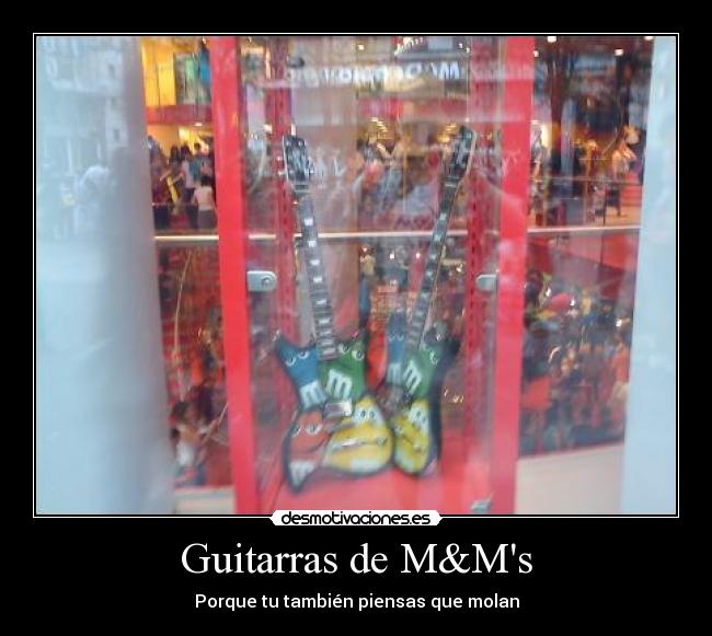 Guitarras de M&Ms -