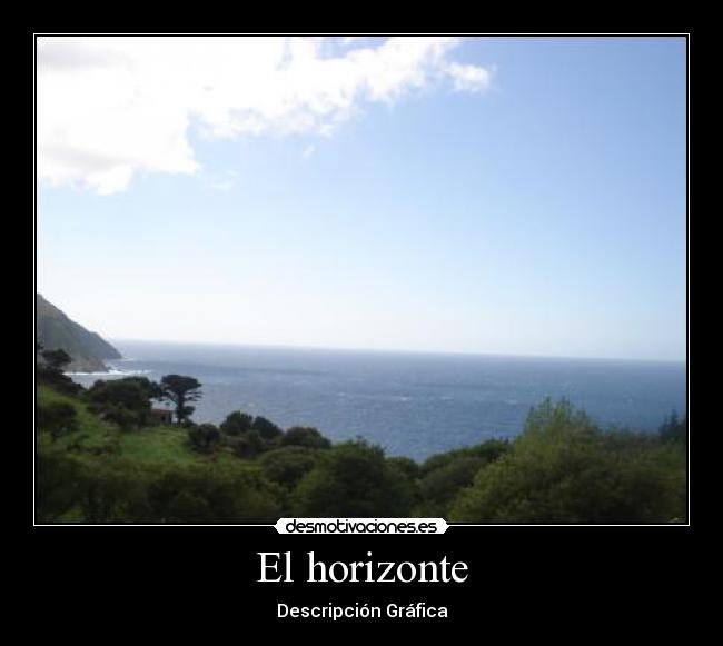 El horizonte - Descripción Gráfica