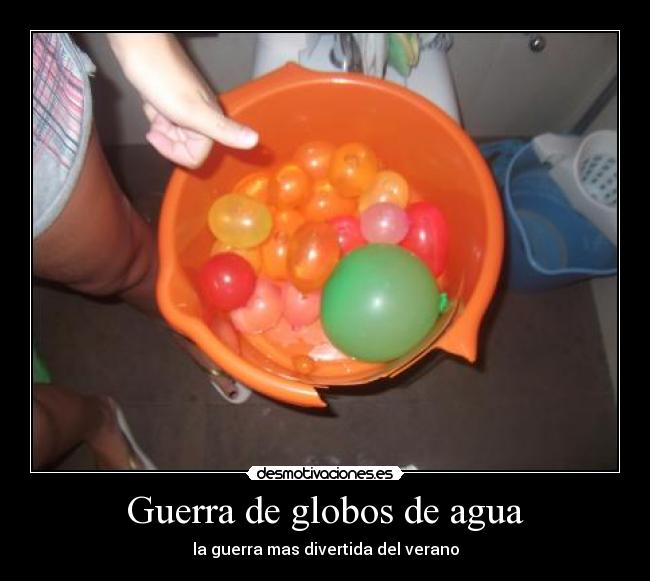 Guerra de globos de agua -