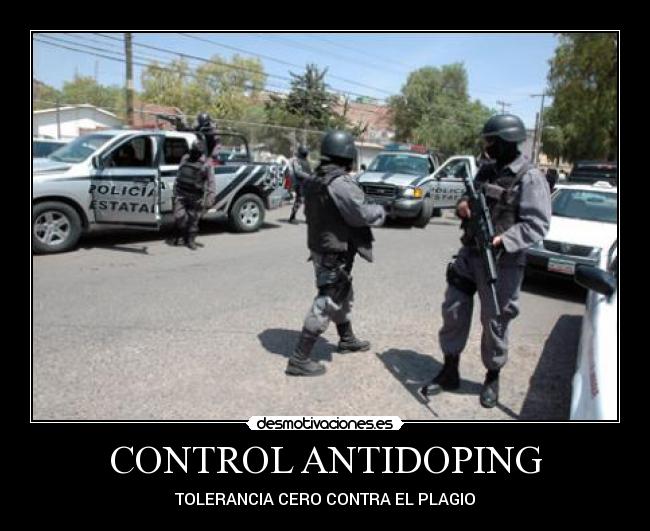 CONTROL ANTIDOPING - 