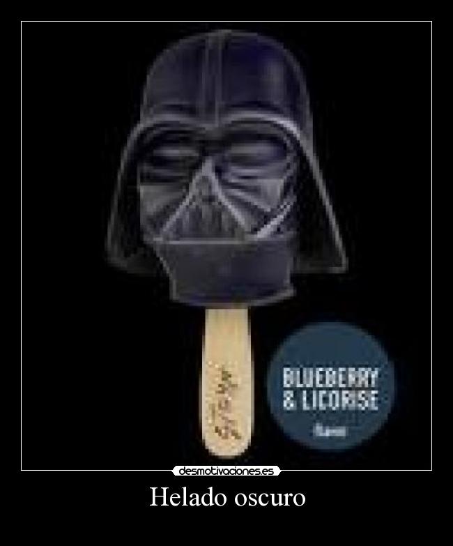 Helado oscuro - 