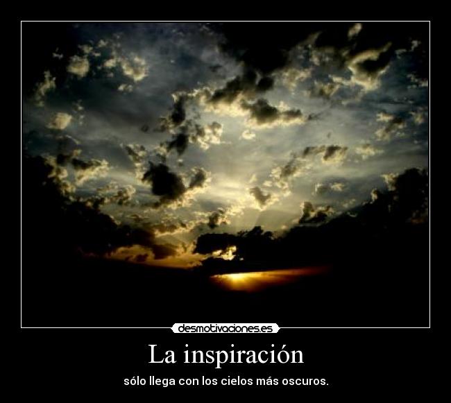 La inspiración -