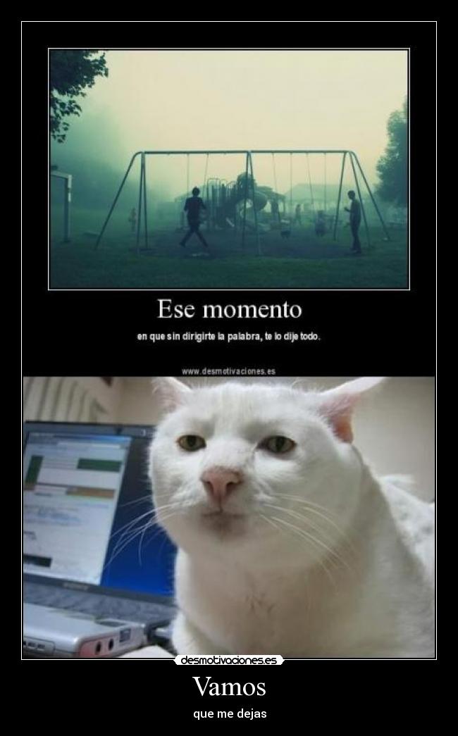 Vamos - que me dejas