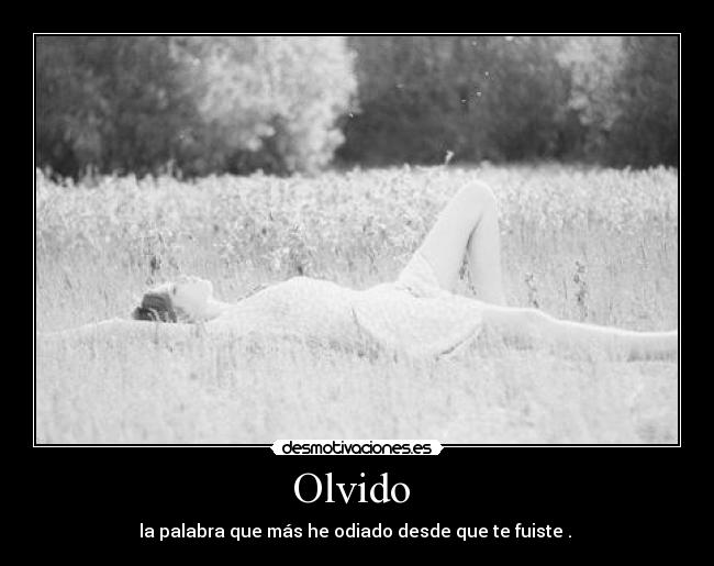 Olvido  - 